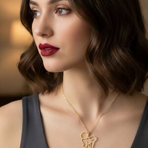 My best Friend Gold toned  Necklace